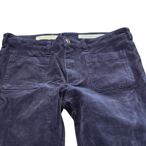 pilcro Corduroy Utility Pants Trousers, Black Patchwork Style, Casual‎ Everyday - Picture 10 of 13